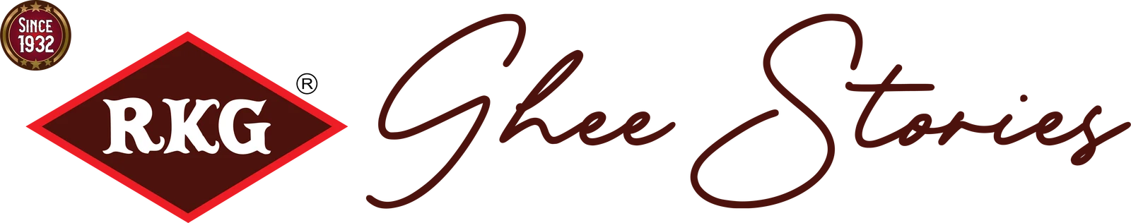 RKG Ghee Stories · Since 1932