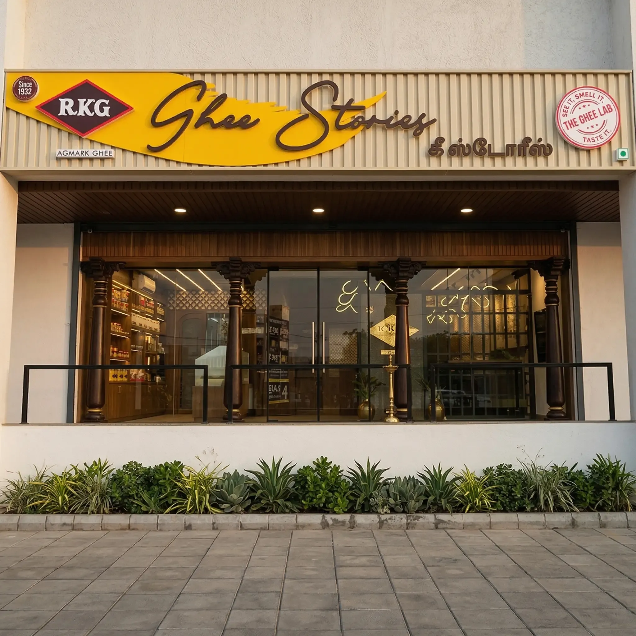Ghee Stories storefront, Tiruppur