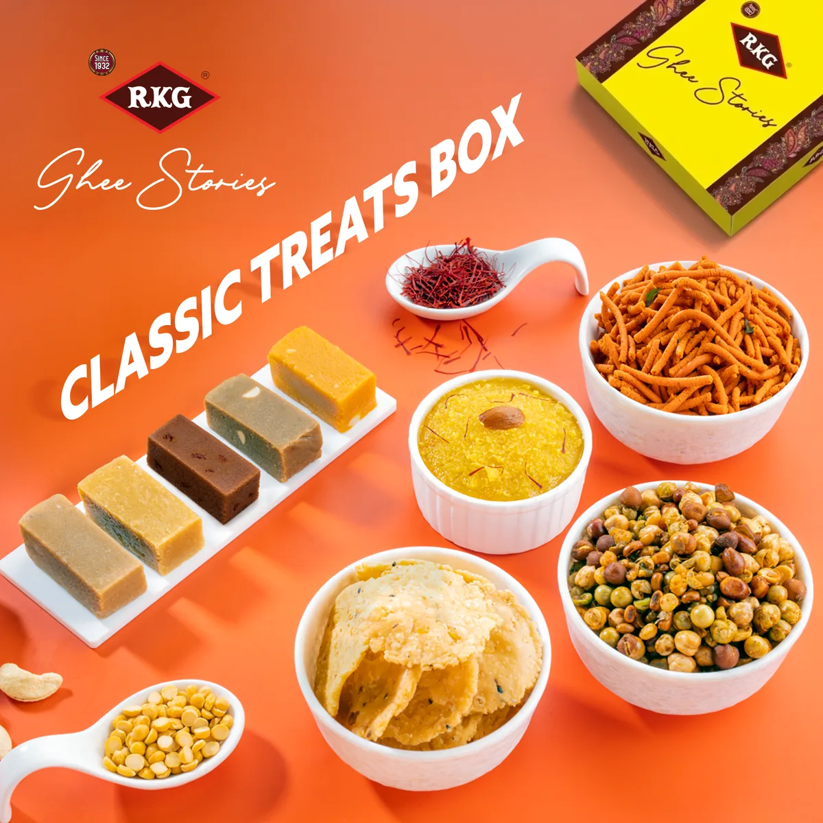 Classic Treats Box - branded product photograph